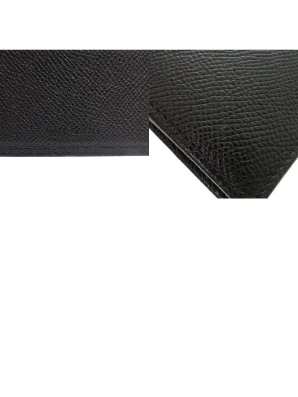 Bvlgari Leather Black Wallet